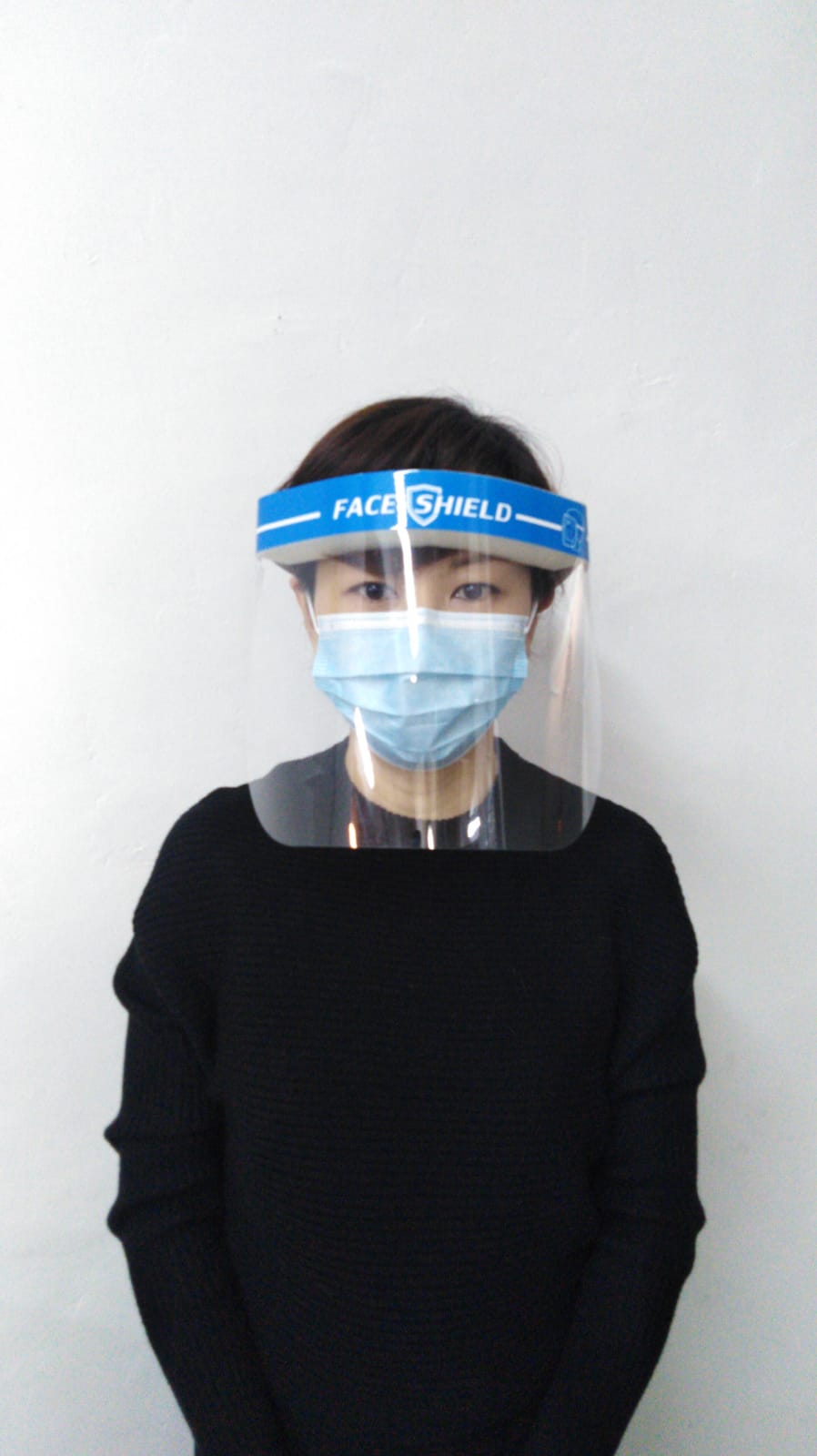 透明防護面罩