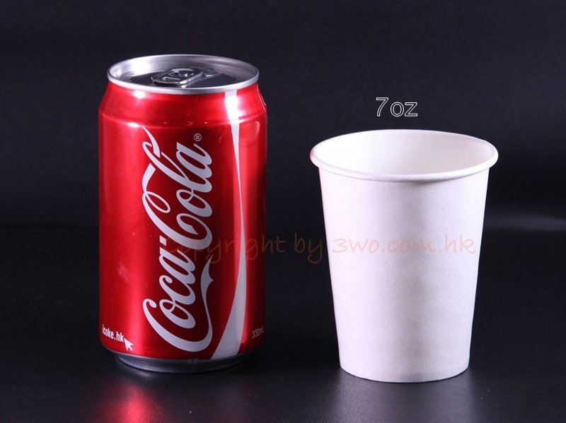 7oz white Paper Cup (Thick)  約50's