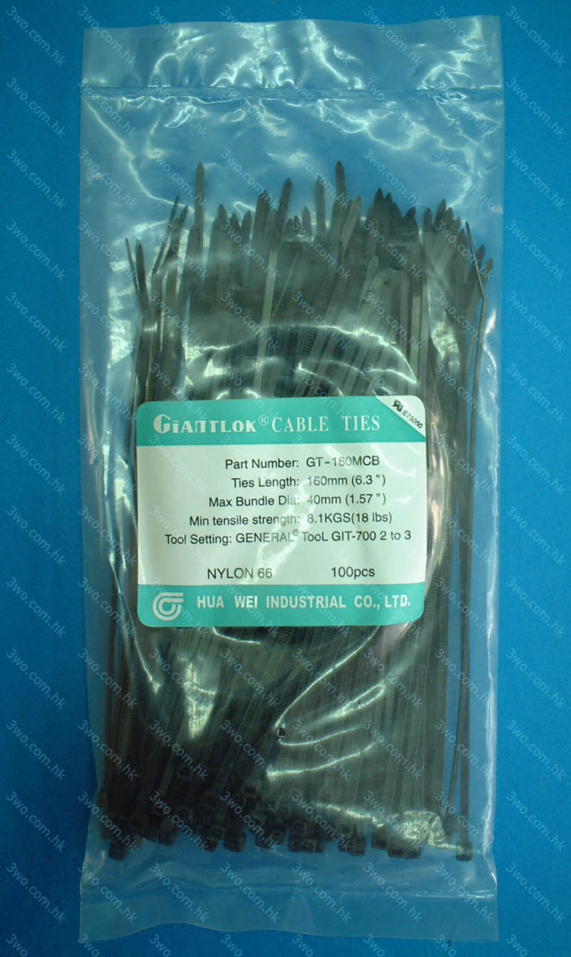 6\" Cable Ties (Black)