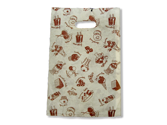 10x15" Patch Handle Bag (food pattern)  約 100個/包