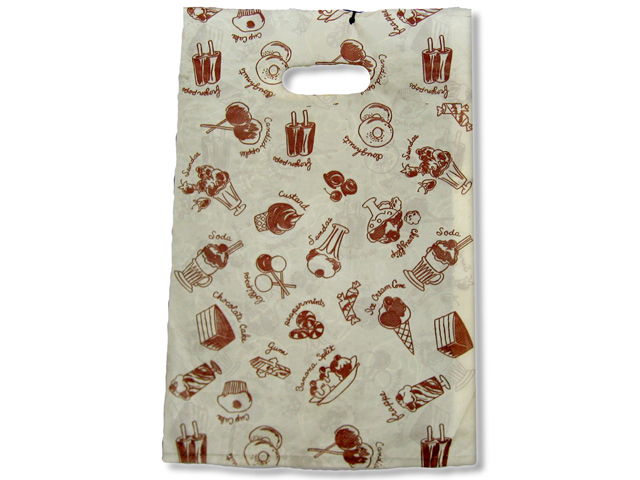 12x17"  Patch Handle Bag (food pattern) 約 100個/包