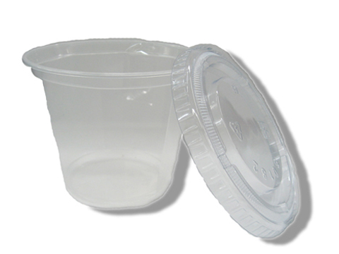 10oz 八角形 Sundae Cup with lid 50s